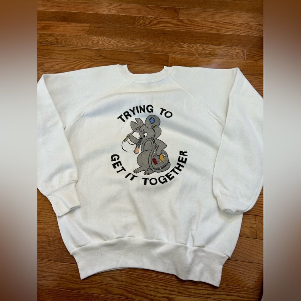 Vintage Mouse Trying to Get it Together Sweatshirt